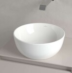 VILLEROY & BOCH - Artis Umývátko na desku, průměr 33 cm, bez přepadu, CeramicPlus, alpská bílá 438932R1
