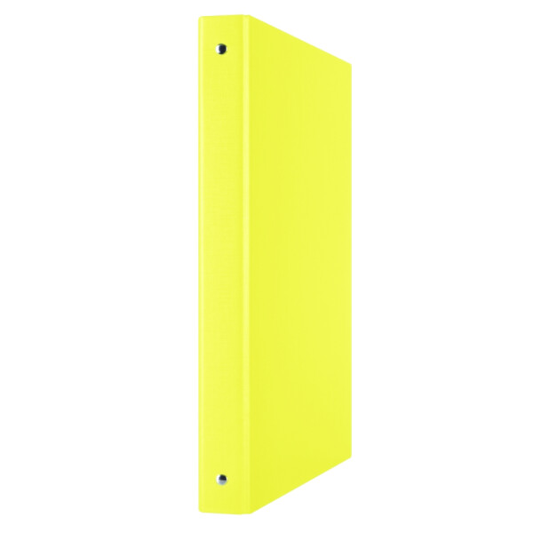 DONAU 4kroužkový pořadač, A4/35 mm, PP, žlutý