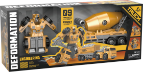 Transformer truck míchačka - robot