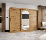 Šatní skříň Abi Royal Rozměry: 150 cm, Barva korpusu + barva dveří: Černá + Černá