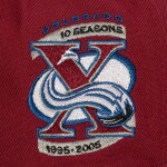 Mitchell & Ness Pánská kšiltovka Colorado Avalanche NHL Vintage Fitted Maroon Velikost: 7 3/8