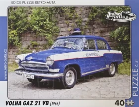 RETRO-AUTA Puzzle Volha GAZ 21 VB (1966)