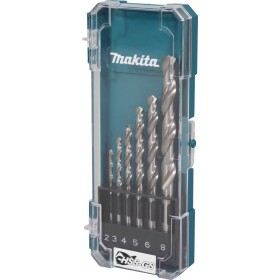 Makita D-78346 MAKITA - D-78346 HSS-GS Metallbohrer-Set 6-teilig sada spirálových vrtáku do kovu 2 mm, 3 mm, 4 mm, 5 mm, 6 mm, 8 mm 1 ks