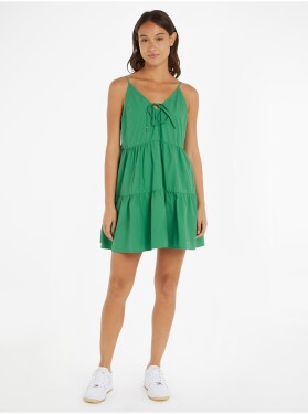 Zelené dámské šaty Tommy Jeans dámské