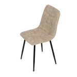 Jídelní židle, béžová, látka vintage, CT-281 CRM3