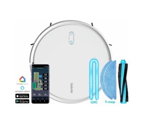 Salente G4, robotický vysavač, stírání vodou, UVC sterilizace, bílý EDF_546973