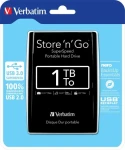 Verbatim Store 'n' Go USB 3.0 1TB černá / Externí HDD / 2.5/ USB 3.0 / 5 400 ot-min (53023)