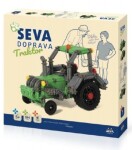 Stavebnice SEVA - Doprava Trakor 384 dílků