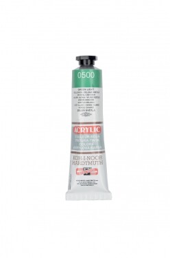 Akrylová barva Koh-i-Noor 40 ml - zelená světlá 0500