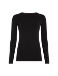Dámské merino tričko s dlouhým rukávem ICEBREAKER Wmns 260 Zoneknit Seamless LS Crewe, Black velikost: S