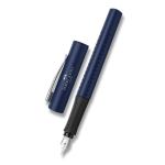Plnicí pero Faber-Castell Grip 2011, hrot F - modré
