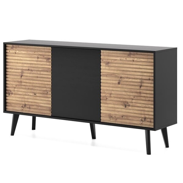 FRONTI Komoda WILLOW K154 - dub artisan + černá