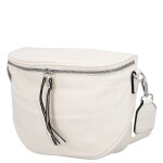Módní dámská koženková ledvinka/crossbody Pola, béžová