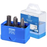 PFERD 21214183 frézovací kolík tvrdokov Špičatý kužel Délka 41 mm Vnější Ø 3 mm Pracovní délka 11 mm Ø hřídele 3 mm 1 ks