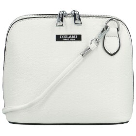 Stylová dámská crossbody kabelka Delami Petite Muse, bílá