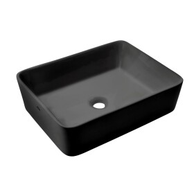 INVENA - Umyvadlo na desku 47,5 cm NYKS černá CE-11-005-C