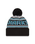 New Era Pánská zimní čepice San Jose Sharks NHL Pom Wordmark