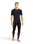 ICEBREAKER Mens 125 ZoneKnit SS Crewe, Black velikost: XL