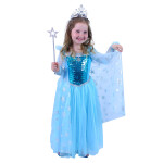 Dětský kostým sněhová princezna, vel. S