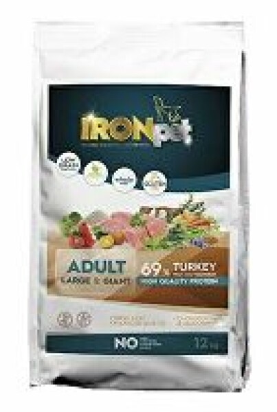 IRONpet Dog Adult Large&Giant Turkey 12kg