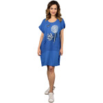 HOSH Dámské šaty Sora Velikost: UNI, Barva: Tyrkysová