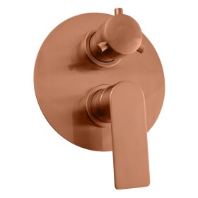 SLEZAK-RAV - Vodovodní baterie sprchová vestavěná NIL - zlatá růžová - kartáčovaná, Barva: ZLATÁ RŮŽOVÁ - kartáčovaná , Povrchová úprava: PVD NL186KZRK