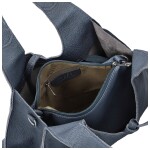 Trendy dámský koženkový set kabelek Winona, džínově modrý
