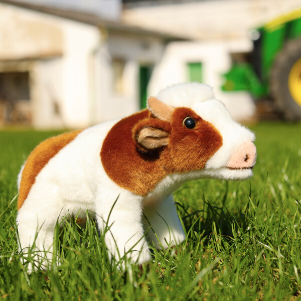 Plyšová kráva 23 cm, ECO-FRIENDLY