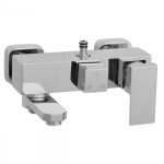 Erga Cube, sprchová baterie s vanovým výtokem a horním připojením sprchového sloupu, 150 mm, chromová, ERG-YKA-BW.CB-CHR