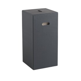 Gedy - LUXURY koš na prádlo 30x61,8x30cm, černá 103614