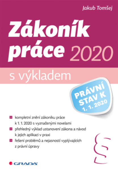 Zákoník práce 2020 – s výkladem - Jakub Tomšej - e-kniha