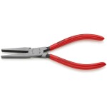 Knipex 26 26 200 T Půlkulaté kleště s břity VDE s připevňovacím okem 200mm / úzké ploché kleště /40° / délka čelistí:73m (26 26 200 T)