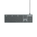 Hama CK-400 černá / Kancelářská klávesnice / podsvícená / USB-A/C / CZ/SK Layout (173058)