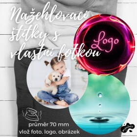 Nažehlovačka na míru 70 mm - 4 různé