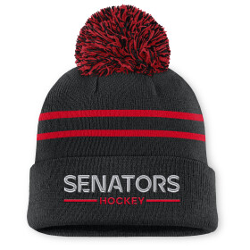 Fanatics Dámská zimní čepice Ottawa Senators NHL Authentic Pro W/Cap Cuffed Pom Beanie