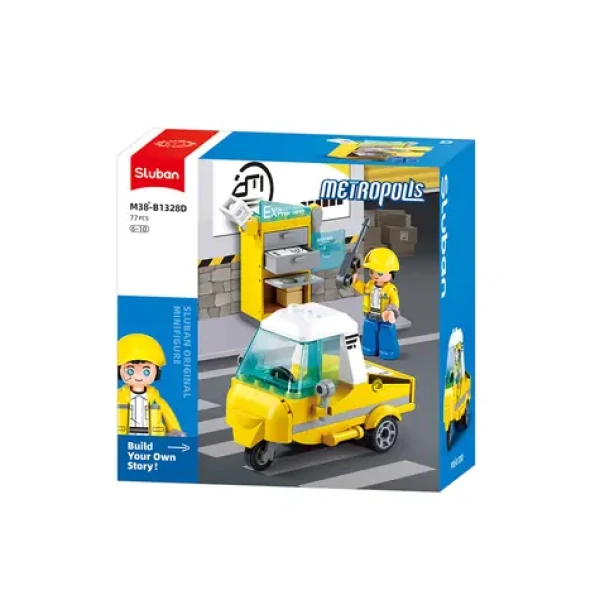 Sluban Metropolis M38-B1328D Doručovací vůz