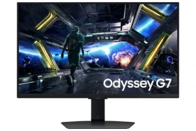 27" Samsung Odyssey G70D černá / Herní monitor / IPS / 4K 3840x2160 / 144Hz / 1ms / Smart Tizen / Wi-Fi (LS27DG702EUXDU)