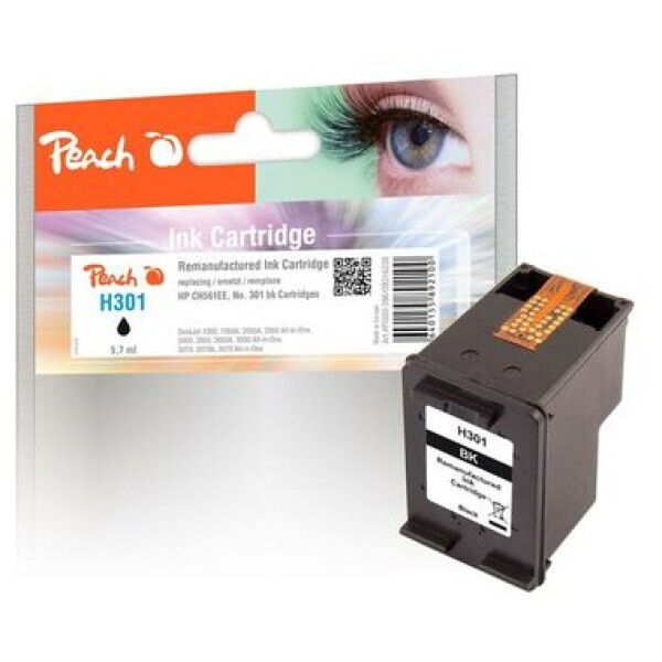 Peach HP CC561EE, No.301, black, 5.7ml