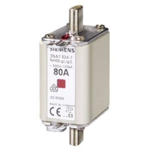 Siemens 3NA78307 sada pojistek Velikost pojistky = 0 100 A 500 V 3 ks