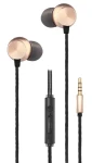 2GO Deluxe černá, zlatá / Sluchátka / Do uší / Mikrofon / Jack 3,5 mm (795962)