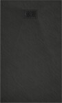 MEXEN/S - Hugo sprchová vanička SMC 160x70, černá, krytka černá 42707016-B
