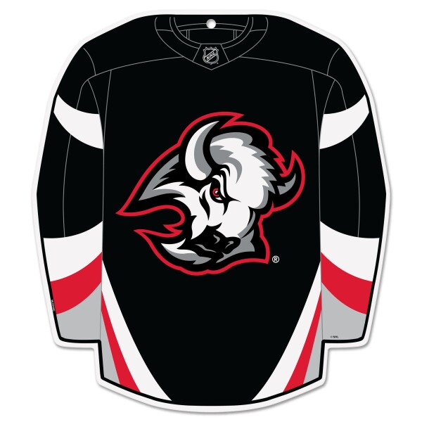 Mustang Cedule Buffalo Sabres NHL Goathead 15x13 Home Jersey