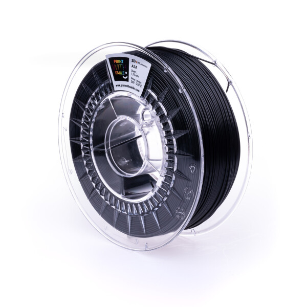 ASA filament black volcano 1,75 mm Print With Smile 0,85 kg