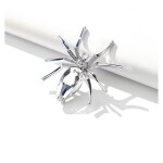 Brož Swarovski Elements Araignée - pavouček, Bílá/čirá