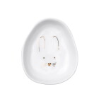 Räder Porcelánový mini talířek Rabbit Gold, bílá barva, porcelán,