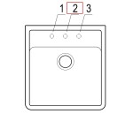 Keramický dřez Villeroy & Boch modulový, 632061R1 HL2, White Alpin 632061R1HL2