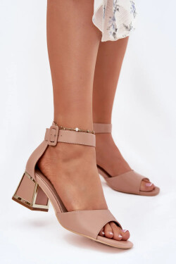 Sandály na podpatku model 213929 Step in style 38