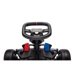 Mamido Dětská elektrická motokára BMW Gokart s funkcí driftu bílá