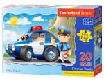 Puzzle Castorland MAXI 20 dílků - Policejní hlídka