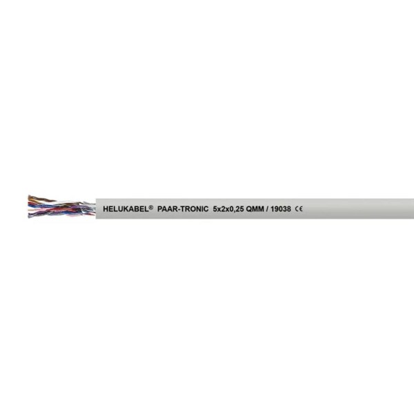 HELU 19039-100 datový kabel 6 x 2 x 0.25 mm² šedá 100 m